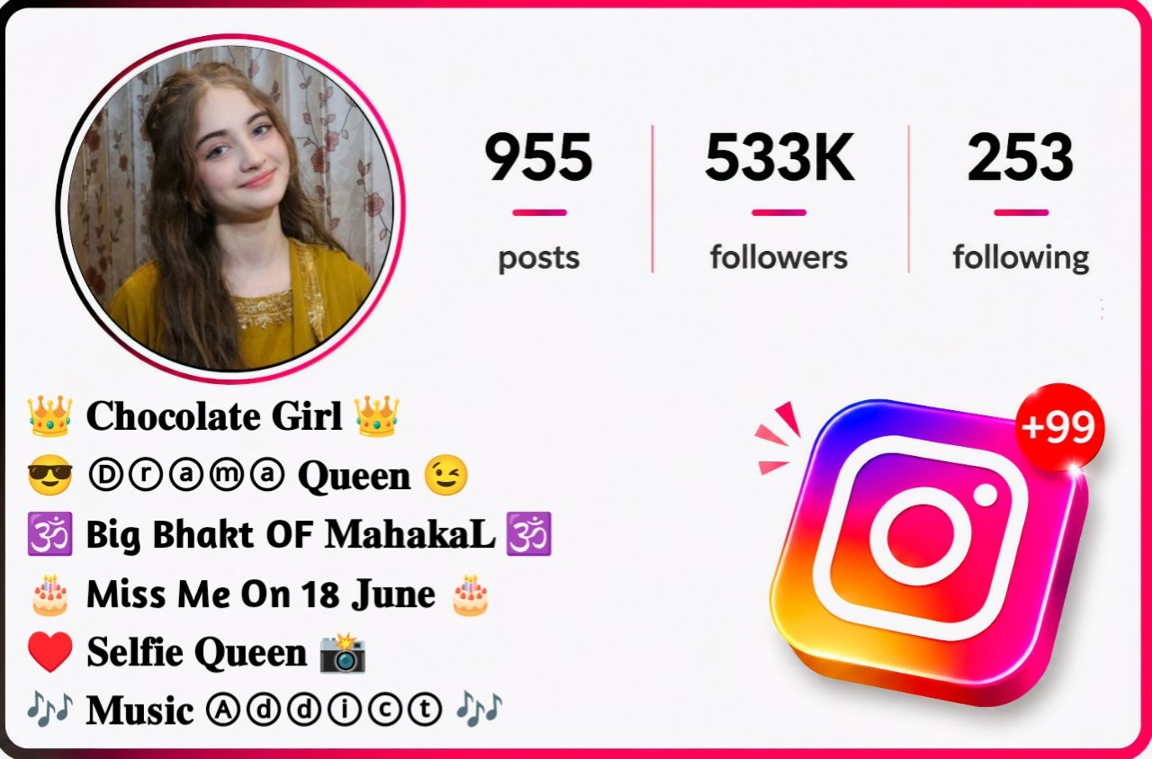and Bold Font Bio for Instagram